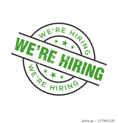 We Are Hiring Letter Rubber Stamp Template Design We Are Hiring Letter Rubber Stamp Template Design 137942195
