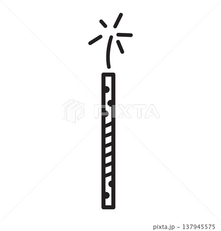 Fireworks Lady Finger w Lit Fuse Icon Roman Candle Fireworks Lady Finger w Lit Fuse Icon Roman Candle 137945575