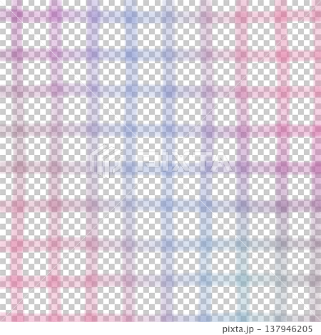 Pink Purple Gradient Plaid Gingham Madras Check Hand Drawn Background Pattern Overlay 137946205