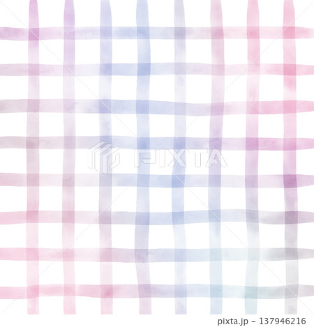 Pink Purple Gradient Plaid Gingham Madras Check Hand Drawn Background Pattern Overlay Pink Purple Gradient Plaid Gingham Madras Check Hand Drawn Background Pattern Overlay 137946216