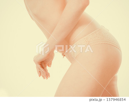 woman hips in panties lingerie 137946854