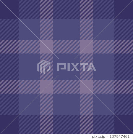 Mat fabric tartan pattern, tweed plaid background seamless. Gentleman vector texture check textile in indigo and pastel colors. Mat fabric tartan pattern, tweed plaid background seamless. Gentleman vector texture check textile in indigo and pastel colors. 137947461