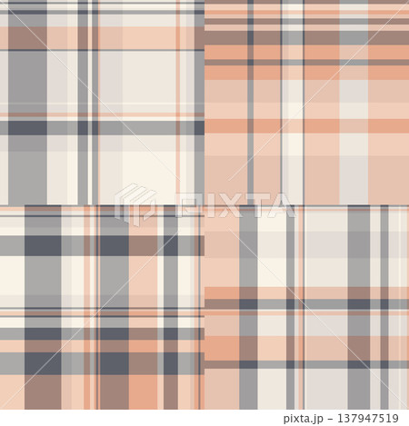 Seamless tartan patterns reflecting Scottish heritage. Ideal for clan-inspired apparel, textiles, home decor, and digital paper products. Seamless tartan patterns reflecting Scottish heritage. Ideal for clan-inspired apparel, textiles, home decor, and digital paper products. 137947519