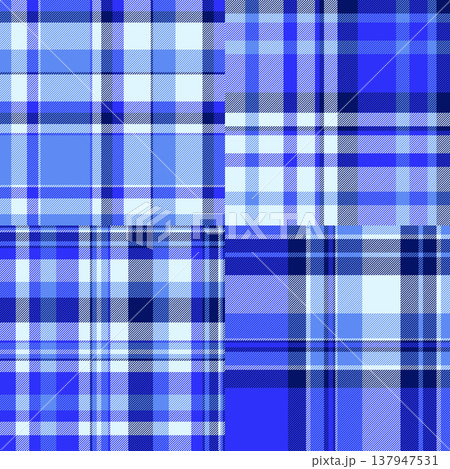 Decorative plaid collection for independent sewing and fashion studios. Perfect for custom shirts, jackets, scarves, and digital design projects. 137947531