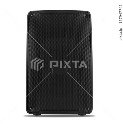 speaker, sound system for listening to music, on a white background 137947741