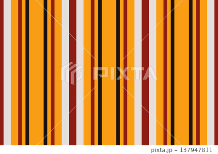 Symmetry lines seamless vertical, latin vector textile fabric. Conceptual stripe texture pattern background in bright and red colors. 137947811