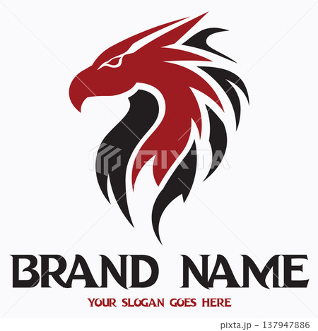 Logo featuring the dragon phoenix as its symbol. 137947886