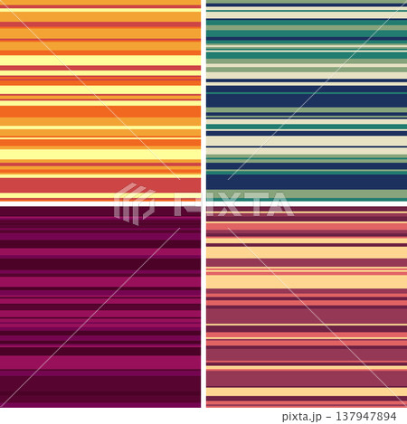 Colorful striped background optimized for fabric surfaces, wrapping paper, poster design, clean geometry, print friendly composition. Colorful striped background optimized for fabric surfaces, wrapping paper, poster design, clean geometry, print friendly composition. 137947894