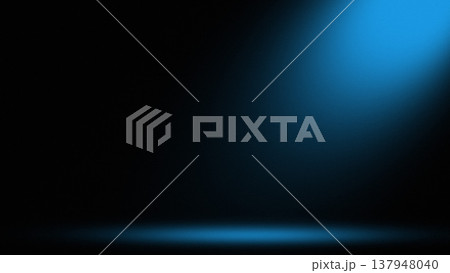 Blue Spotlight Glow 137948040