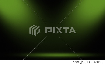 Green Spotlight Scene 137948050