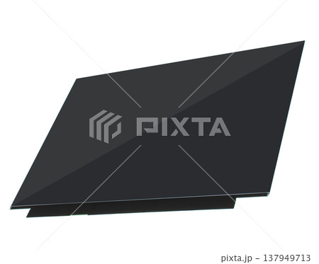 laptop screen, laptop spare part, isolated on white background laptop screen, laptop spare part, isolated on white background 137949713