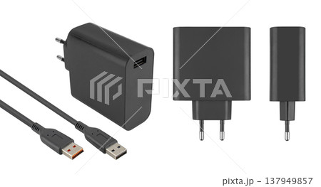 power adapter for laptop tablet, laptop accessory, on white background power adapter for laptop tablet, laptop accessory, on white background 137949857