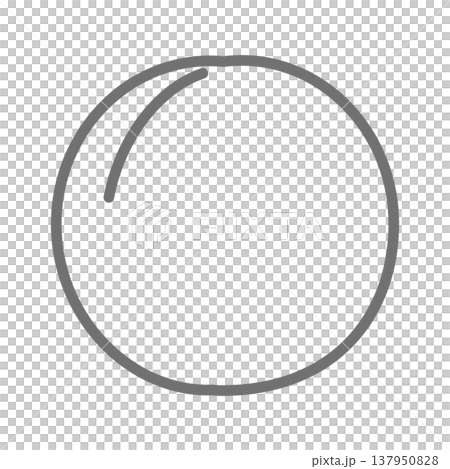 あんずのシンプルなラインアイコン 137950828