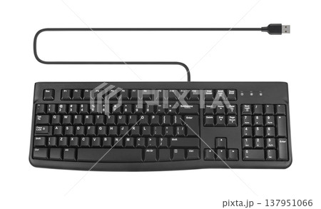 keyboard for computer, on white background 137951066
