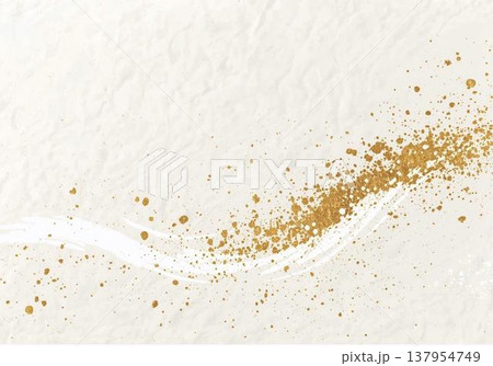 和紙金粉壁紙② 137954749