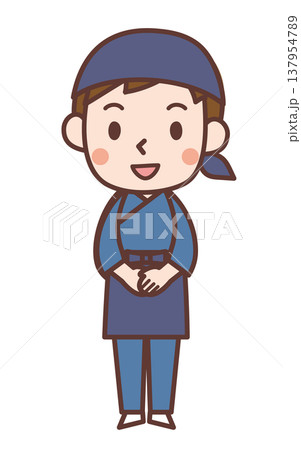 和食・和菓子屋の男性店員・職人 和食・和菓子屋の男性店員・職人 137954789