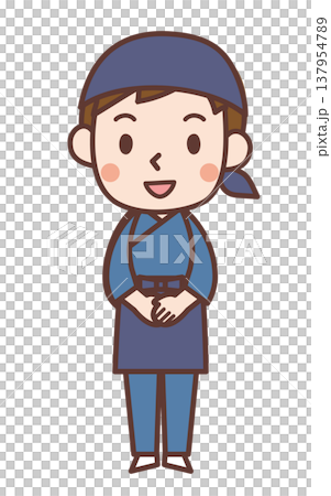 和食・和菓子屋の男性店員・職人 和食・和菓子屋の男性店員・職人 137954789