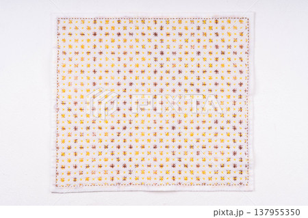 刺し子ふきん(米刺し) 刺し子ふきん(米刺し) 137955350