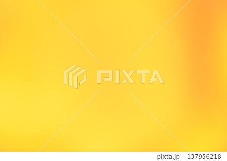 背景素材　グラデーション　黄色　イエロー 137956218