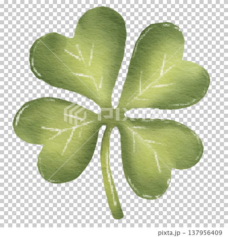 Saint Patricks day green icon set lucky 137956409