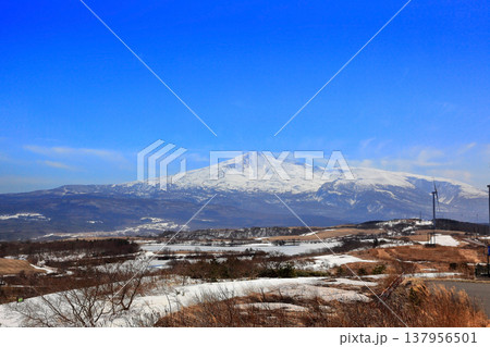 仁賀保高原展望台 三月風景 仁賀保高原展望台 三月風景 137956501