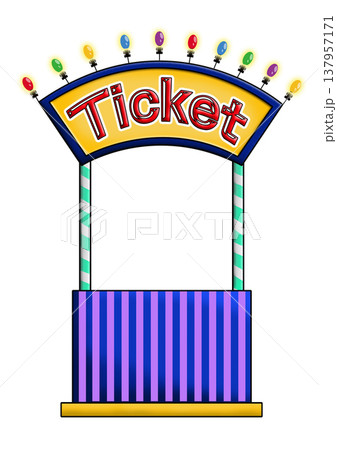 切符売り場 サーカス カーニバル 137957171