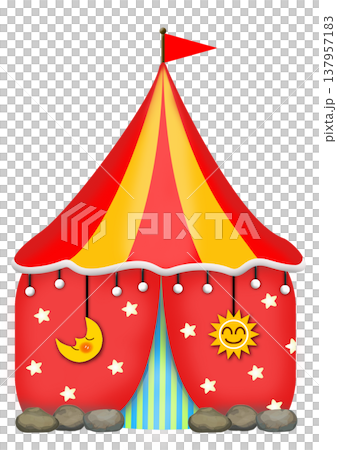 馬戲團帳篷 去背 137957183