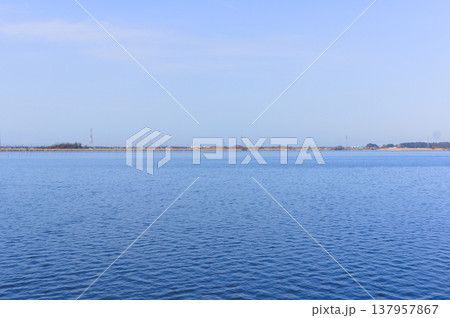 茨城県つくば市牛久沼外周の風景2026年3月 137957867