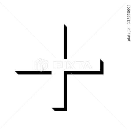 黒い立体文字の「+」影付きデザイン、影文字の黒い「+」タイポグラフィ素材、立体文字で表現した黒色の「 黒い立体文字の「+」影付きデザイン、影文字の黒い「+」タイポグラフィ素材、立体文字で表現した黒色の「 137958004