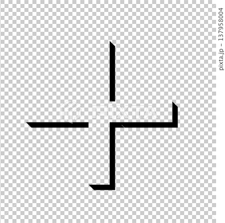黒い立体文字の「+」影付きデザイン、影文字の黒い「+」タイポグラフィ素材、立体文字で表現した黒色の「 黒い立体文字の「+」影付きデザイン、影文字の黒い「+」タイポグラフィ素材、立体文字で表現した黒色の「 137958004