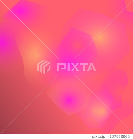 Pink Orange Vibrant Mesh Gradient Background 137958060