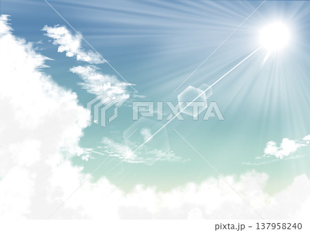 いろいろな時間帯の空 いろいろな時間帯の空 137958240