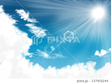 いろいろな時間帯の空 いろいろな時間帯の空 137958244