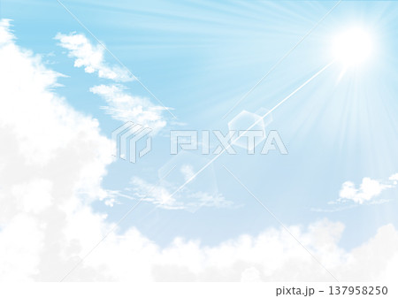いろいろな時間帯の空 いろいろな時間帯の空 137958250