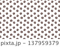 コーヒー豆の背景イラスト素材 137959379
