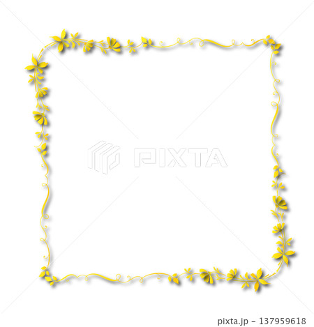 Vintage Ornamental Frame Elegant  Border on a white background, JPG, 300  dpi 137959618