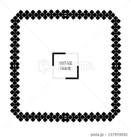 Vintage Ornamental Frame Elegant Border on a white background, JPG, 300 dpi Vintage Ornamental Frame Elegant Border on a white background, JPG, 300 dpi 137959892