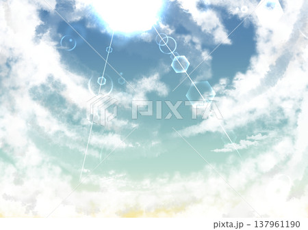 いろいろな時間帯の空 137961190