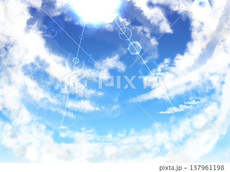 いろいろな時間帯の空 137961198