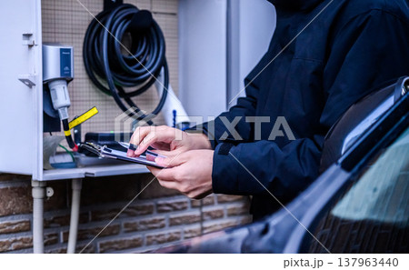 充電器確認と記録 充電器確認と記録 137963440