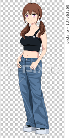 カジュアルな女性 137963569