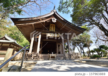 志賀海神社　福岡市東区　志賀島　海の中道の展望良し 137963869