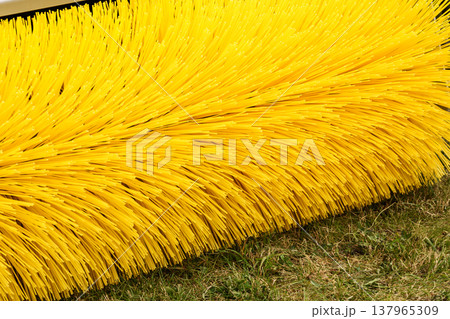 Agricultural vehicle rotary boom brush sweeper Agricultural vehicle rotary boom brush sweeper 137965309