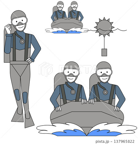 機雷除去隊員 137965822