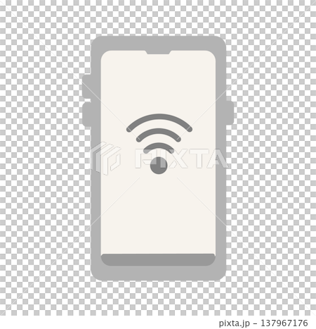 スマホ　Wi-Fiのイラスト 137967176