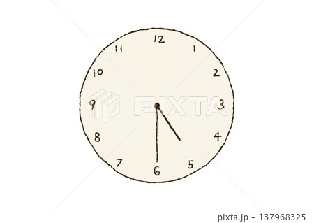 時計　5:30 137968325