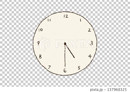 時計　5:30 137968325