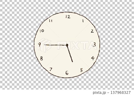 時計　5:45 137968327