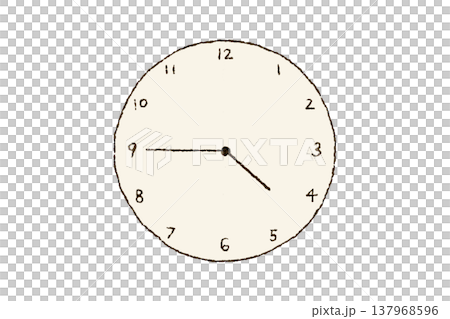 時計　4:45 137968596