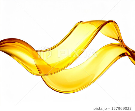 黄金色に輝く濃厚なハチミツ　Rich, golden-colored honey 137969022